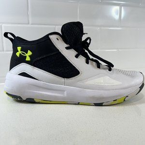 Under Armour Unisex Lockdown 5 3023949 White Basketball Shoes Sneakers M 11‎